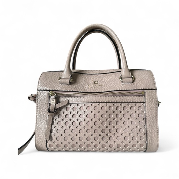 kate spade Handbags - Kate Spade Pink Leather Perri Lane Bubbles Romy Satchel